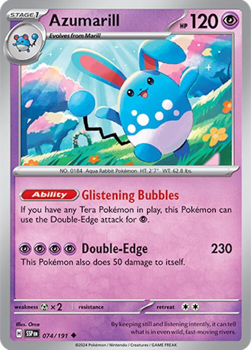 Azumarill (074/191) [Scarlet & Violet: Surging Sparks] | Cracking-Singles