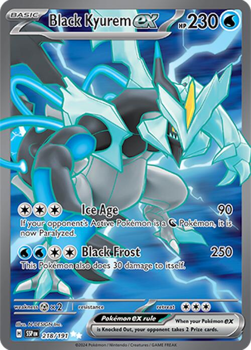 Black Kyurem ex (218/191) [Scarlet & Violet: Surging Sparks] | Cracking-Singles