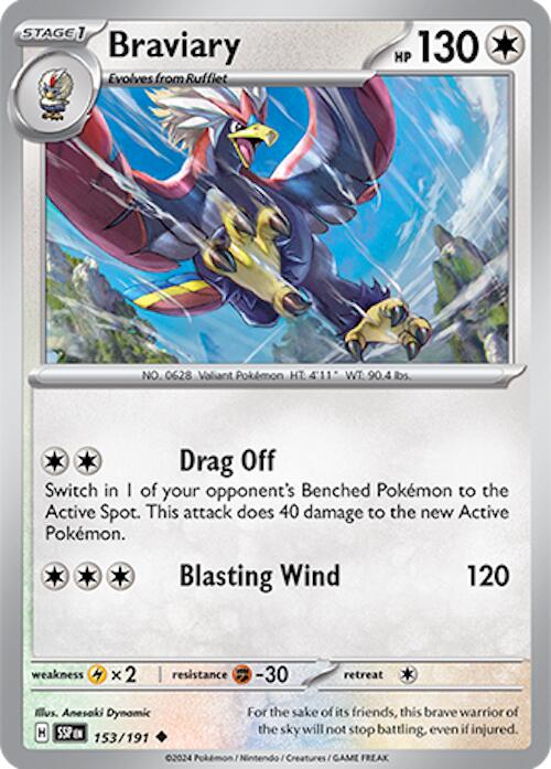 Braviary (153/191) [Scarlet & Violet: Surging Sparks] | Cracking-Singles