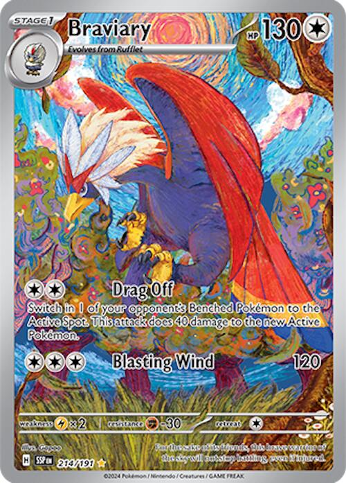 Braviary (214/191) [Scarlet & Violet: Surging Sparks] | Cracking-Singles