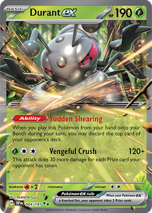 Durant ex (004/191) [Scarlet & Violet: Surging Sparks] | Cracking-Singles