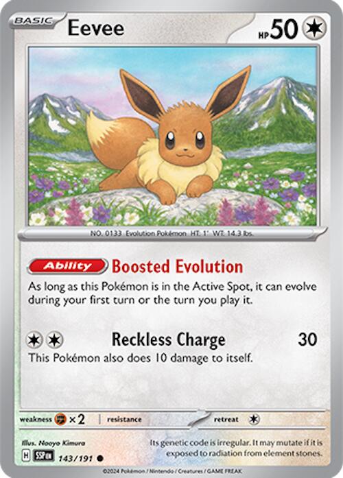 Eevee (143/191) [Scarlet & Violet: Surging Sparks] | Cracking-Singles