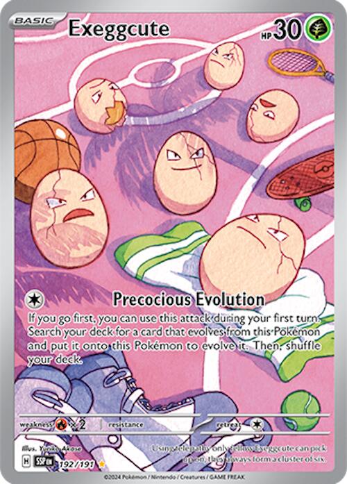 Exeggcute (192/191) [Scarlet & Violet: Surging Sparks] | Cracking-Singles