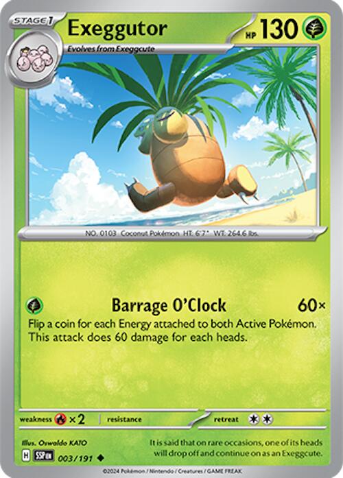 Exeggutor (003/191) [Scarlet & Violet: Surging Sparks] | Cracking-Singles