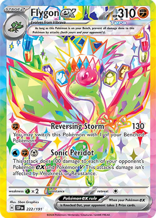 Flygon ex (222/191) [Scarlet & Violet: Surging Sparks] | Cracking-Singles