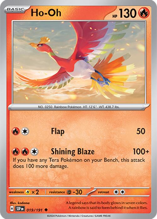 Ho-Oh (019/191) [Scarlet & Violet: Surging Sparks] | Cracking-Singles