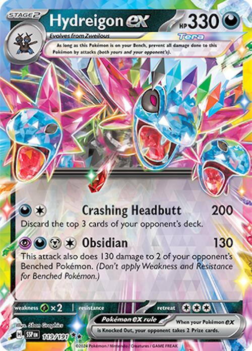 Hydreigon ex (119/191) [Scarlet & Violet: Surging Sparks] | Cracking-Singles