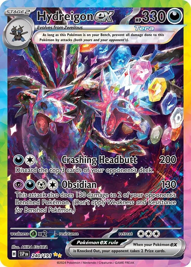 Hydreigon ex (240/191) [Scarlet & Violet: Surging Sparks] | Cracking-Singles