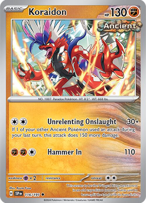 Koraidon (116/191) [Scarlet & Violet: Surging Sparks] | Cracking-Singles