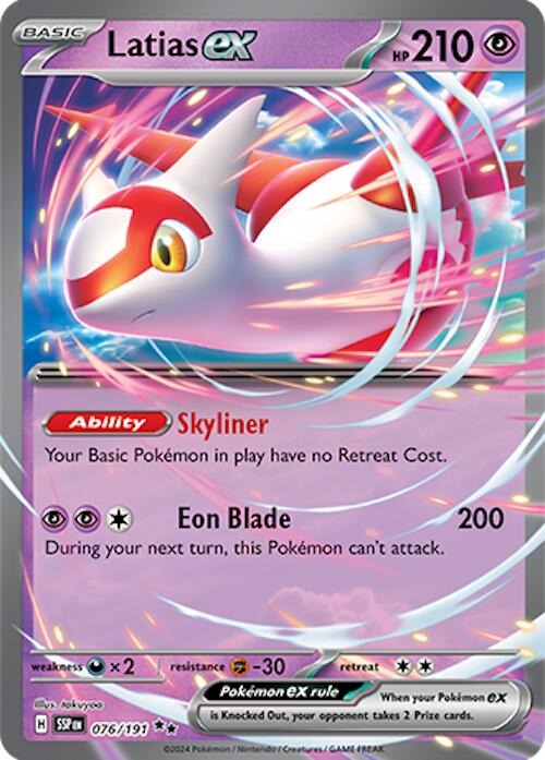 Latias ex (076/191) [Scarlet & Violet: Surging Sparks] | Cracking-Singles