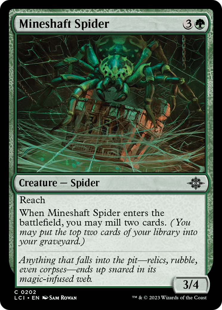 Mineshaft Spider [The Lost Caverns of Ixalan] | Cracking-Singles