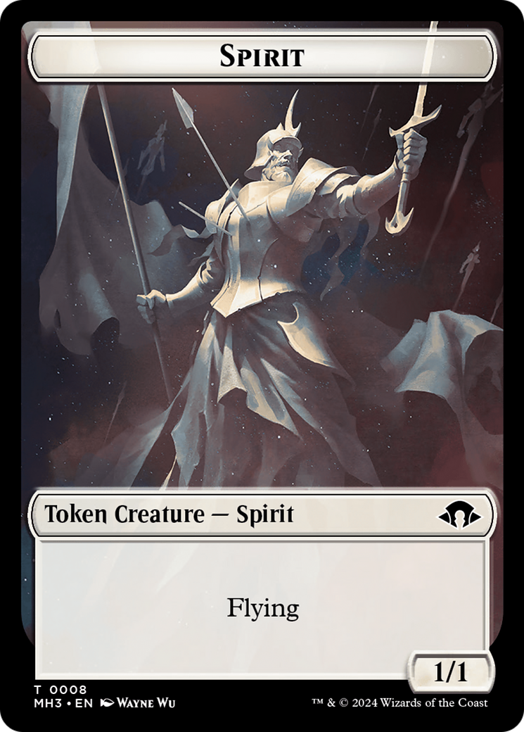 Eldrazi Spawn // Spirit (0008) Double-Sided Token [Modern Horizons 3 Tokens] | Cracking-Singles