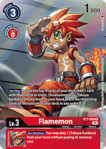 Flamemon [BT7-008] (Alternate Art) [Next Adventure] | Cracking-Singles