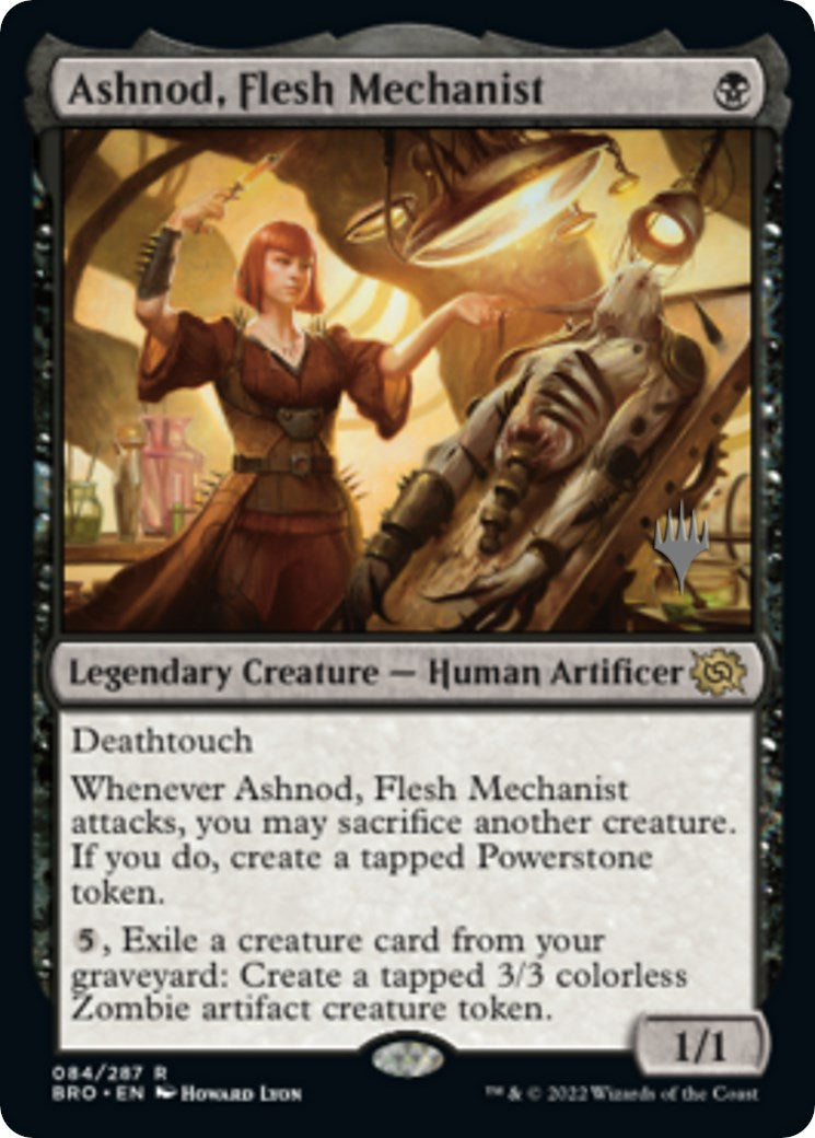 Ashnod, Flesh Mechanist (Promo Pack) [The Brothers' War Promos] | Cracking-Singles