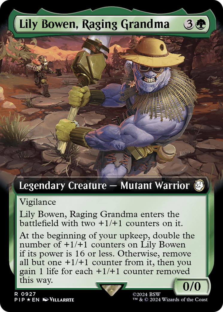 Lily Bowen, Raging Grandma (Extended Art) (Surge Foil) [Fallout] | Cracking-Singles