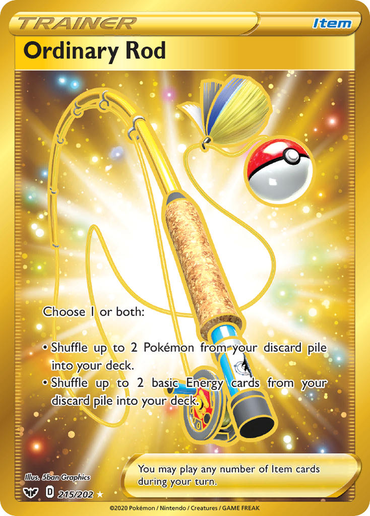 Ordinary Rod (215/202) [Sword & Shield: Base Set] | Cracking-Singles