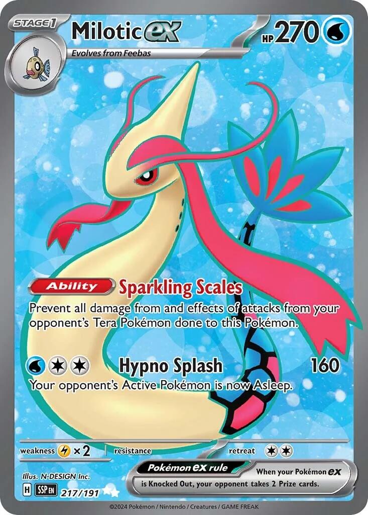 Milotic ex (217/191) [Scarlet & Violet: Surging Sparks] | Cracking-Singles