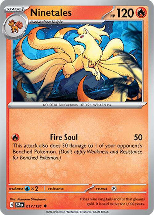 Ninetales (017/191) [Scarlet & Violet: Surging Sparks] | Cracking-Singles