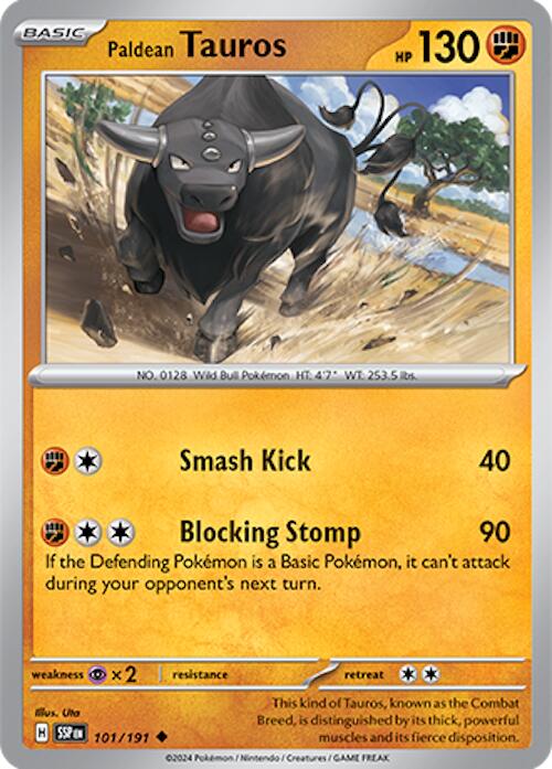 Paldean Tauros (101/191) [Scarlet & Violet: Surging Sparks] | Cracking-Singles