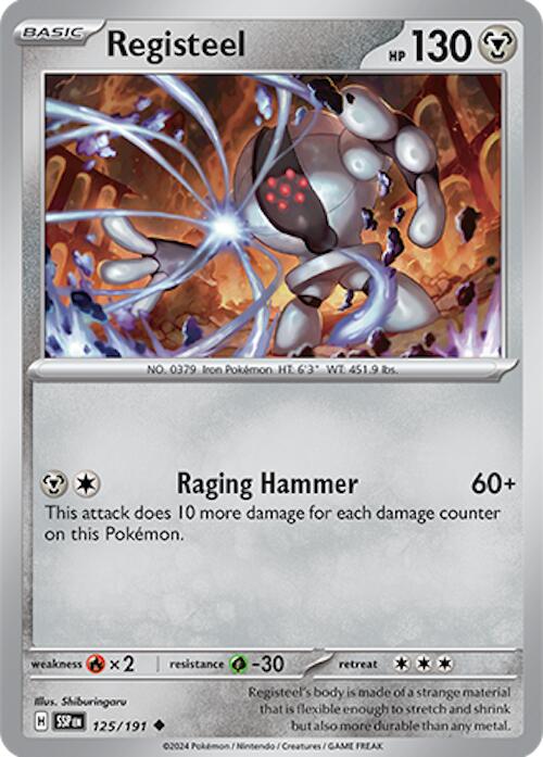 Registeel (125/191) [Scarlet & Violet: Surging Sparks] | Cracking-Singles