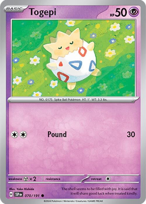 Togepi (070/191) [Scarlet & Violet: Surging Sparks] | Cracking-Singles