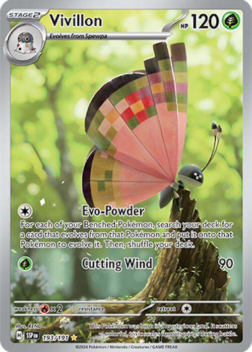 Vivillon (193/191) [Scarlet & Violet: Surging Sparks] | Cracking-Singles