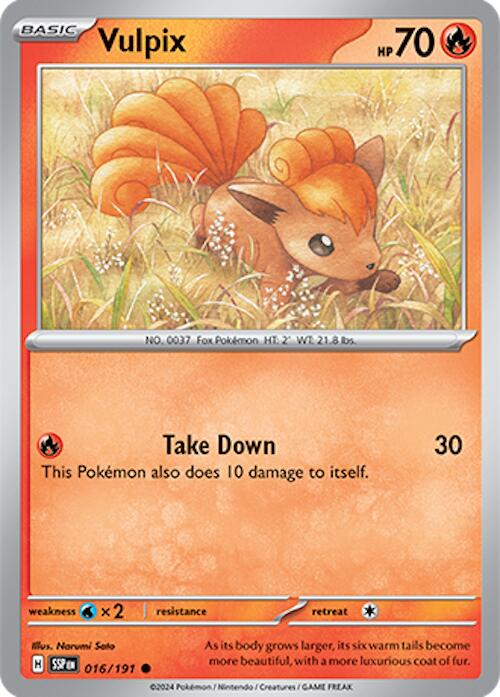 Vulpix (016/191) [Scarlet & Violet: Surging Sparks] | Cracking-Singles