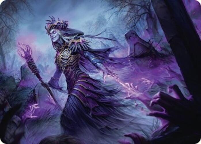 Zul Ashur, Lich Lord Art Card (10/54) [Foundations Art Series] | Cracking-Singles