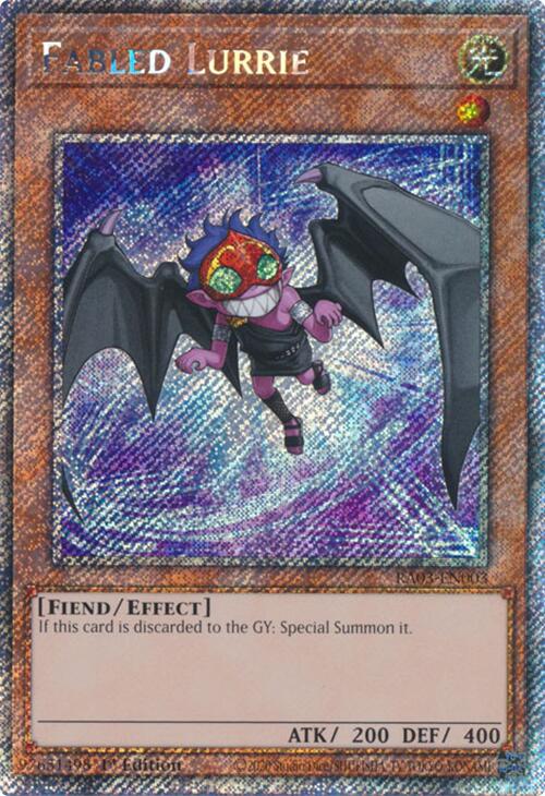 Fabled Lurrie (Platinum Secret Rare) [RA03-EN003] Platinum Secret Rare | Cracking-Singles