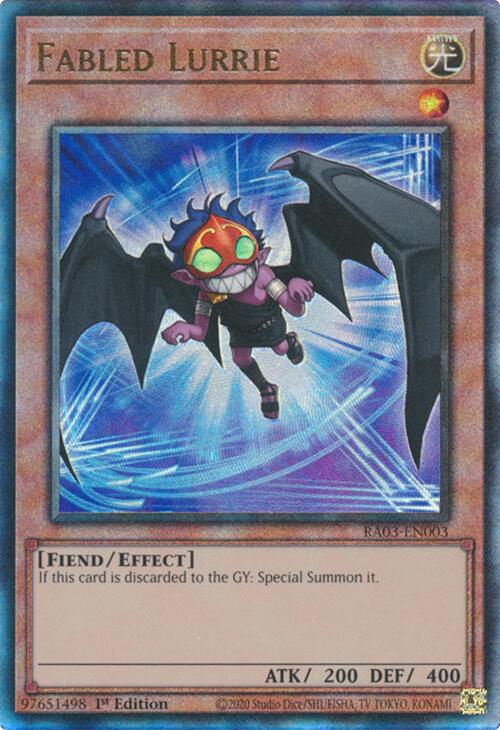 Fabled Lurrie (UTR) [RA03-EN003] Prismatic Ultimate Rare | Cracking-Singles