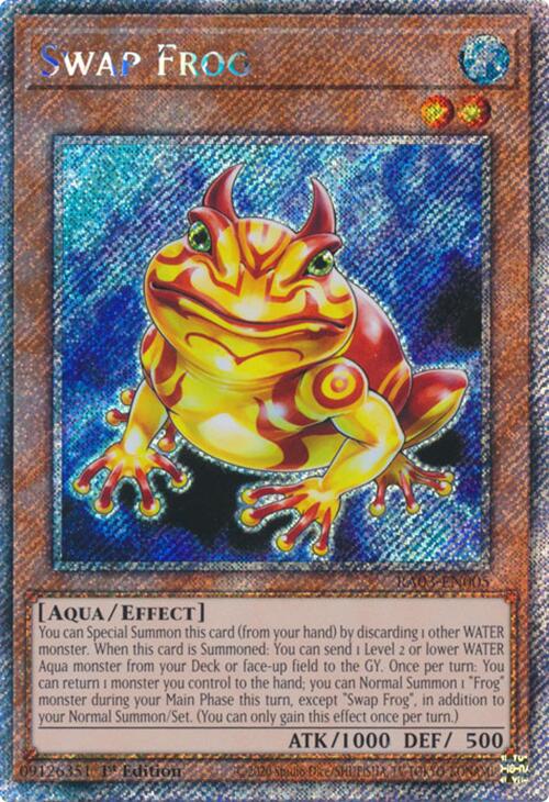 Swap Frog (Platinum Secret Rare) [RA03-EN005] Platinum Secret Rare | Cracking-Singles