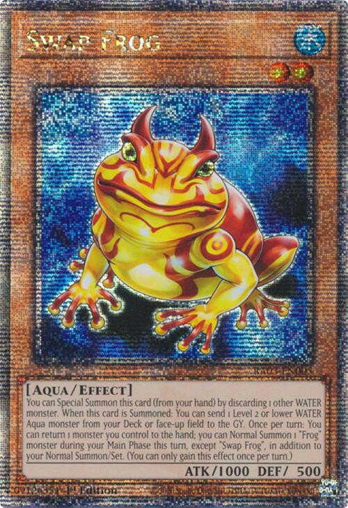 Swap Frog (Quarter Century Secret Rare) [RA03-EN005] Quarter Century Secret Rare | Cracking-Singles