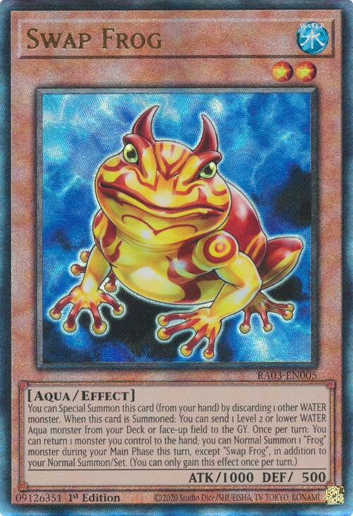 Swap Frog (UTR) [RA03-EN005] Prismatic Ultimate Rare | Cracking-Singles