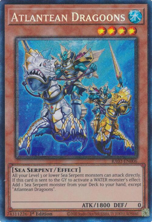 Atlantean Dragoons (CR) [RA03-EN006] Prismatic Collector's Rare | Cracking-Singles