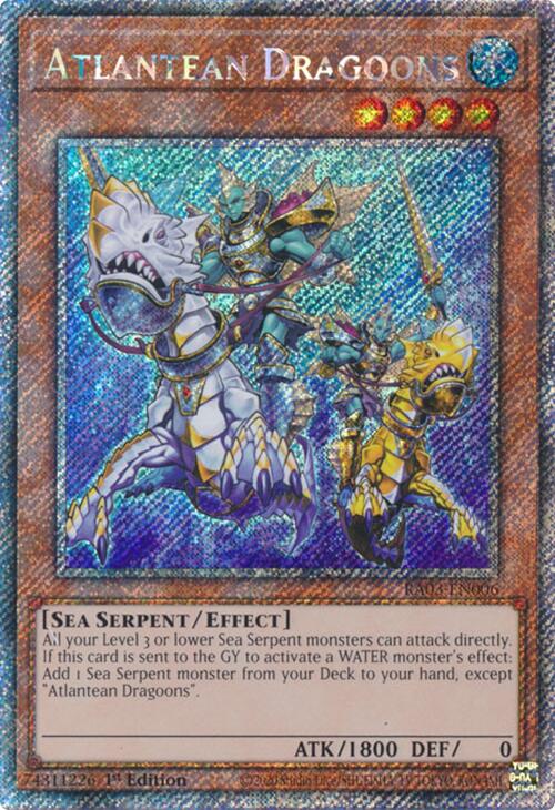 Atlantean Dragoons (Platinum Secret Rare) [RA03-EN006] Platinum Secret Rare | Cracking-Singles