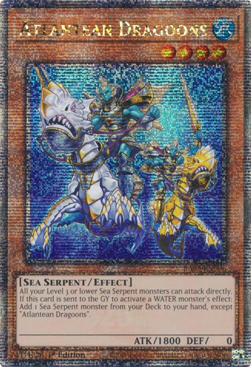 Atlantean Dragoons (Quarter Century Secret Rare) [RA03-EN006] Quarter Century Secret Rare | Cracking-Singles