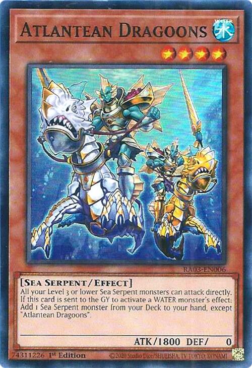 Atlantean Dragoons [RA03-EN006] Super Rare | Cracking-Singles