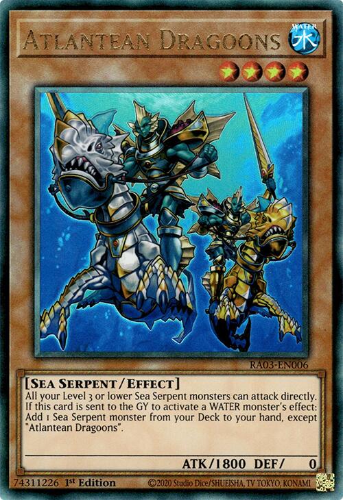 Atlantean Dragoons (UTR) [RA03-EN006] Prismatic Ultimate Rare | Cracking-Singles