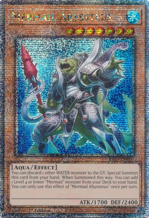 Mermail Abyssteus (Quarter Century Secret Rare) [RA03-EN007] Quarter Century Secret Rare | Cracking-Singles