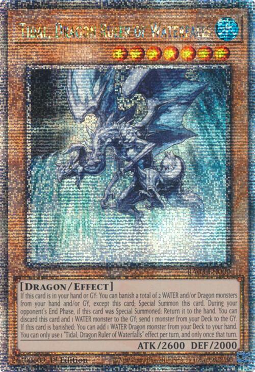 Tidal, Dragon Ruler of Waterfalls (Quarter Century Secret Rare) [RA03-EN009] Quarter Century Secret Rare | Cracking-Singles