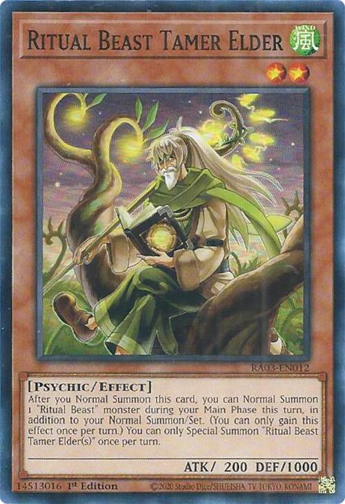 Ritual Beast Tamer Elder [RA03-EN012] Super Rare | Cracking-Singles