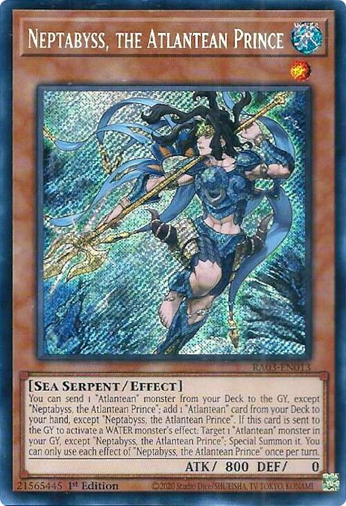 Neptabyss, the Atlantean Prince (Secret Rare) [RA03-EN013] Secret Rare | Cracking-Singles