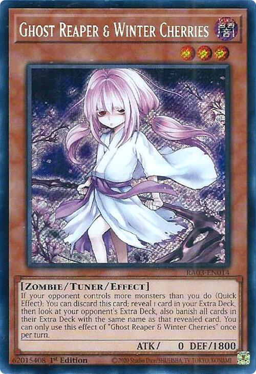 Ghost Reaper & Winter Cherries (Secret Rare) [RA03-EN014] Secret Rare | Cracking-Singles