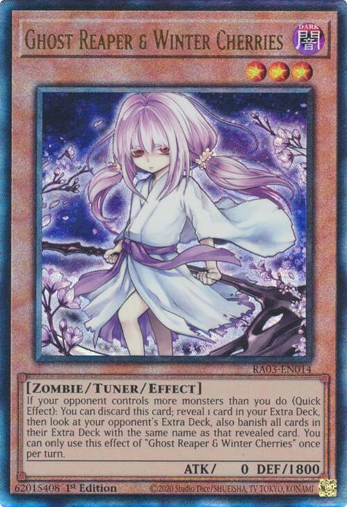 Ghost Reaper & Winter Cherries (Alternate Art) (PUR) [RA03-EN014] Prismatic Ultimate Rare | Cracking-Singles