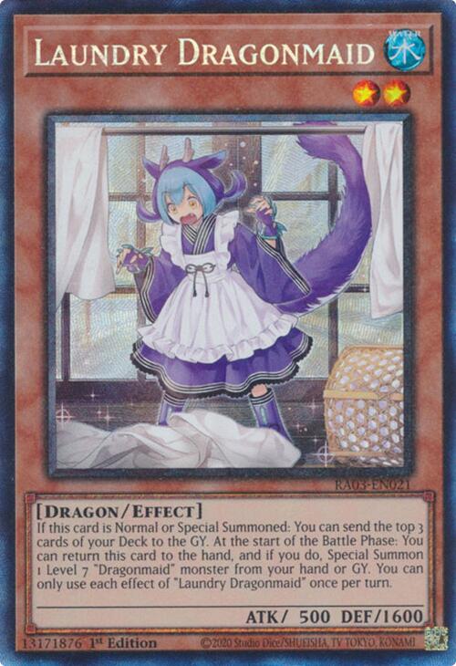 Laundry Dragonmaid (CR) [RA03-EN021] Prismatic Collector's Rare | Cracking-Singles