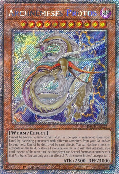 Archnemeses Protos (Platinum Secret Rare) [RA03-EN023] Platinum Secret Rare | Cracking-Singles