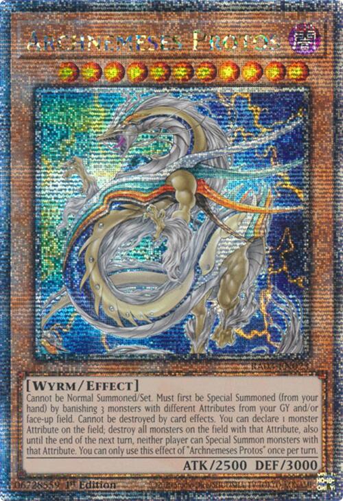 Archnemeses Protos (Quarter Century Secret Rare) [RA03-EN023] Quarter Century Secret Rare | Cracking-Singles