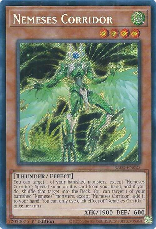 Nemeses Corridor (Secret Rare) [RA03-EN025] Secret Rare | Cracking-Singles