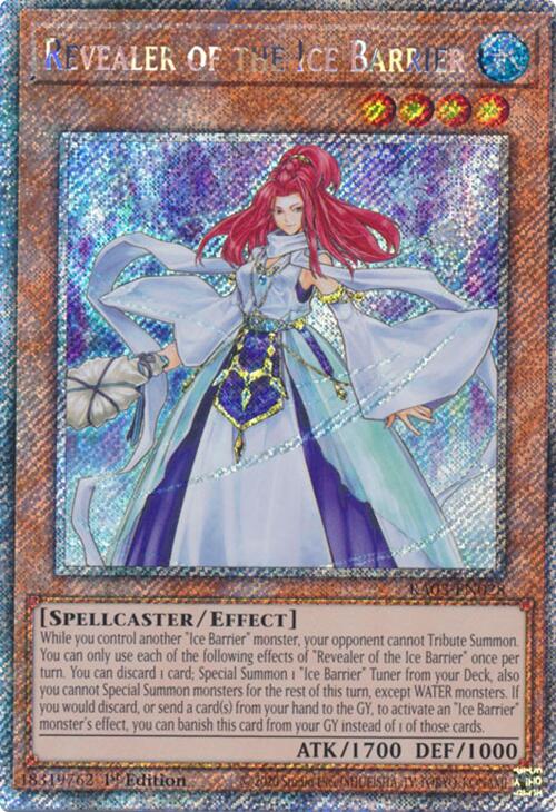 Revealer of the Ice Barrier (Platinum Secret Rare) [RA03-EN028] Platinum Secret Rare | Cracking-Singles