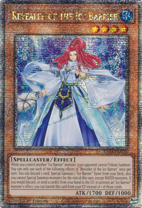 Revealer of the Ice Barrier (Quarter Century Secret Rare) [RA03-EN028] Quarter Century Secret Rare | Cracking-Singles